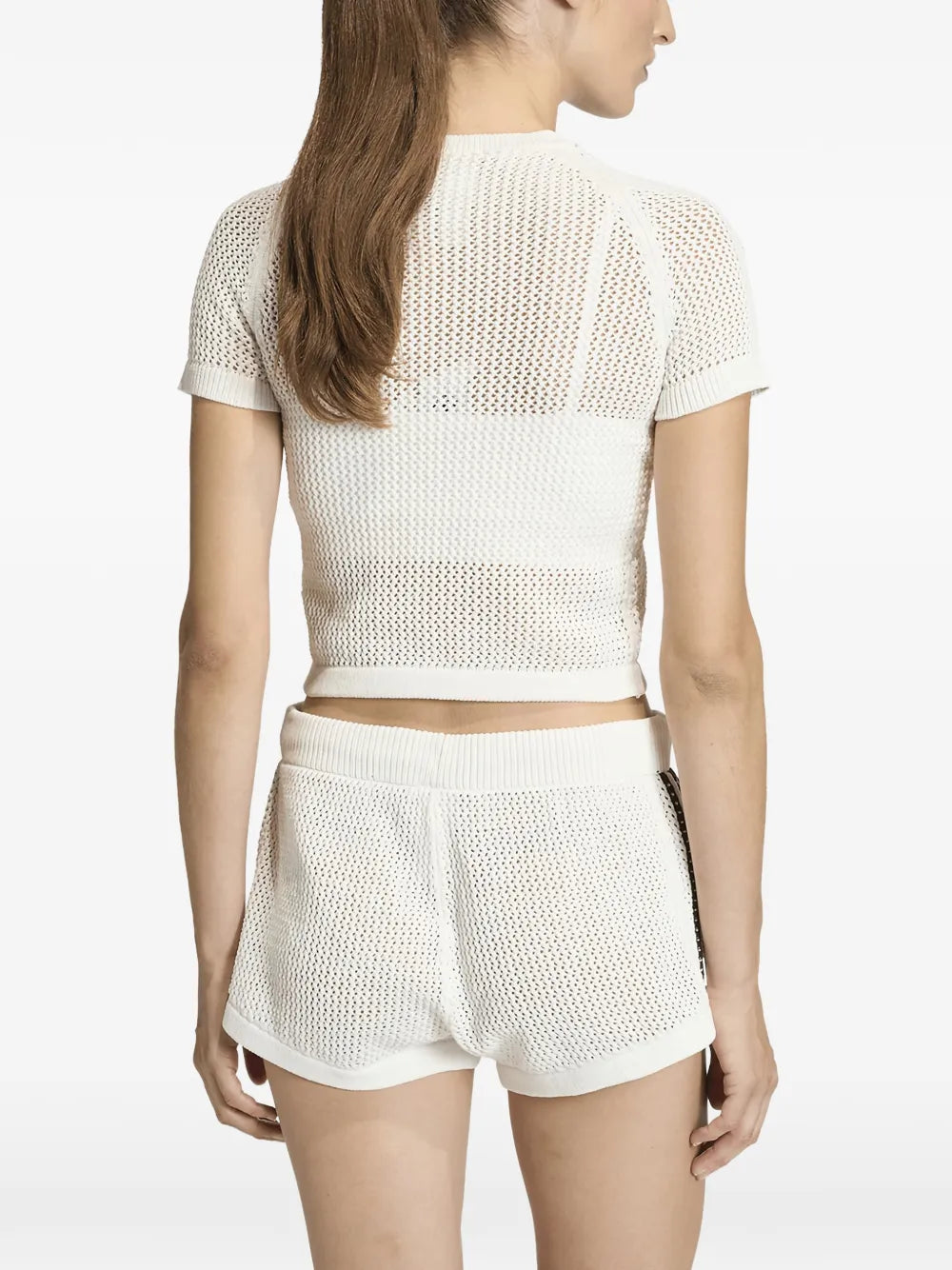 COMPLETO A MAGLIA DI UNCINETTO CORTO