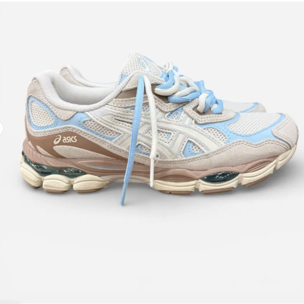 Zapatos Gel Crema Azul Airy