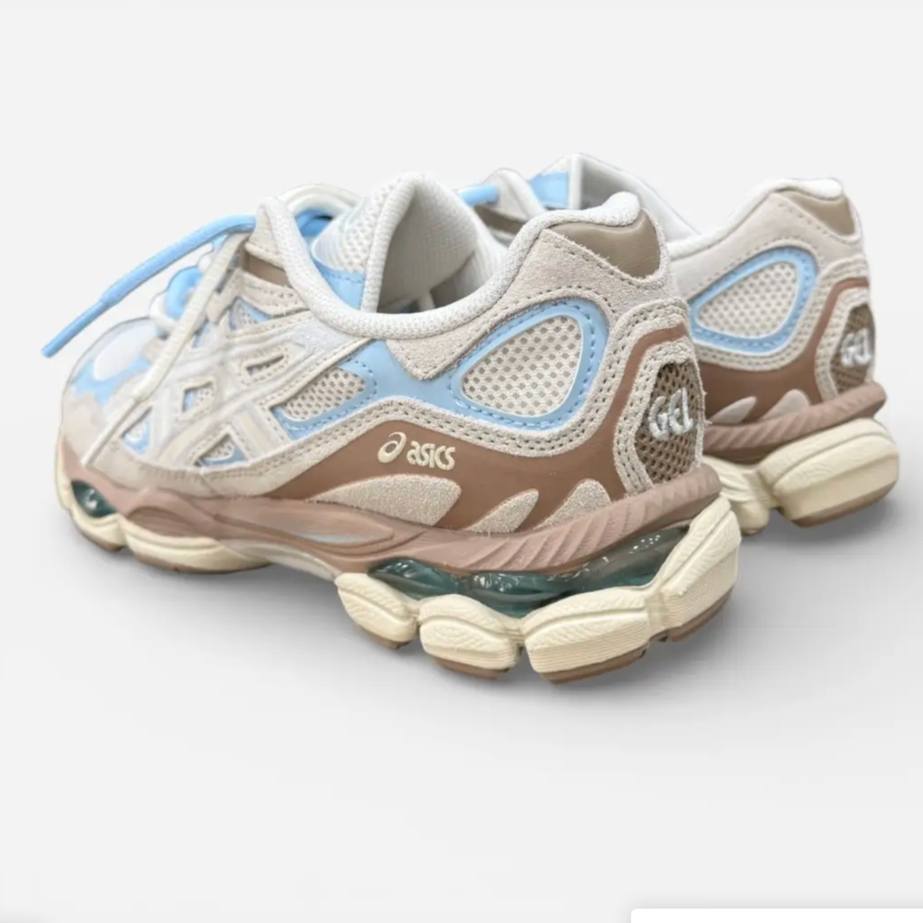 Zapatos Gel Crema Azul Airy