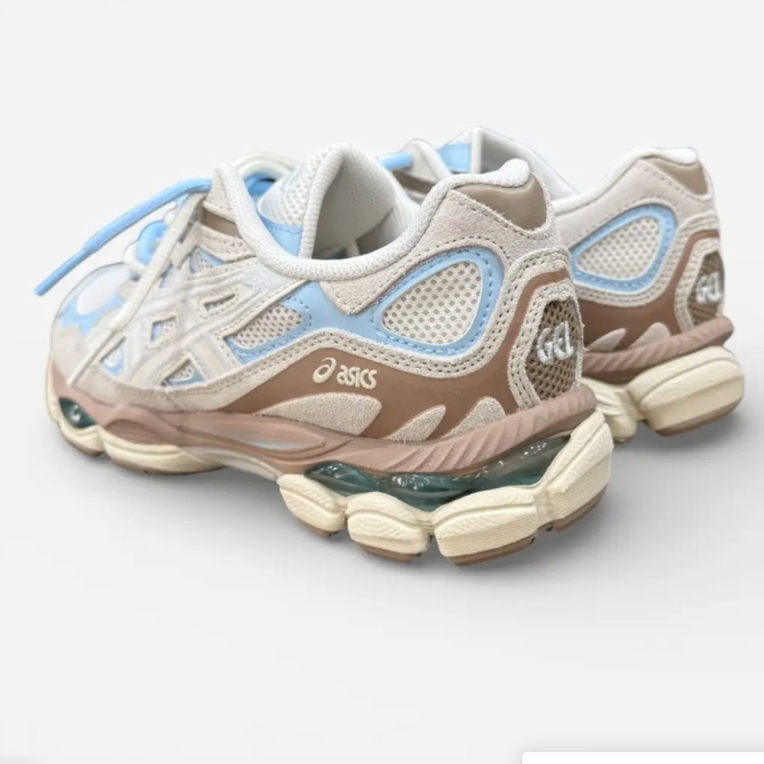 Zapatos Gel Crema Azul Airy