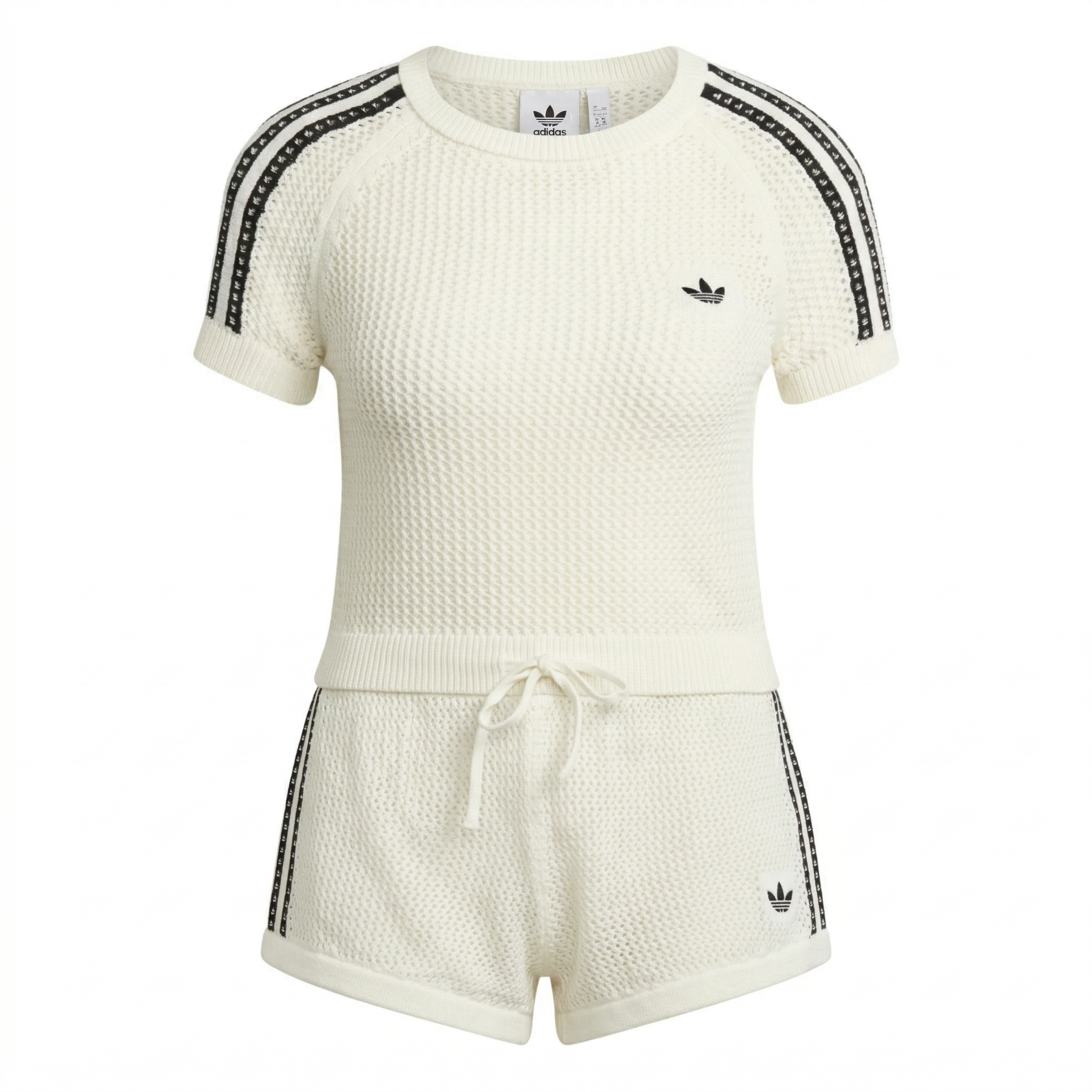 COMPLETO A MAGLIA DI UNCINETTO CORTO