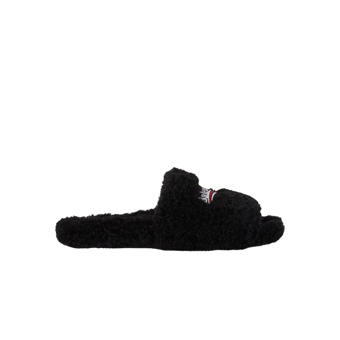 Ciabatte pelose B- NERO