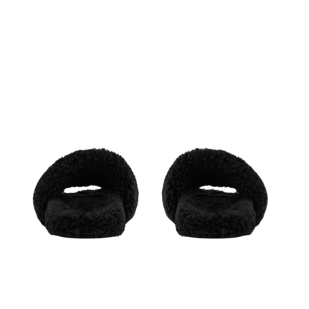 Ciabatte pelose B- NERO