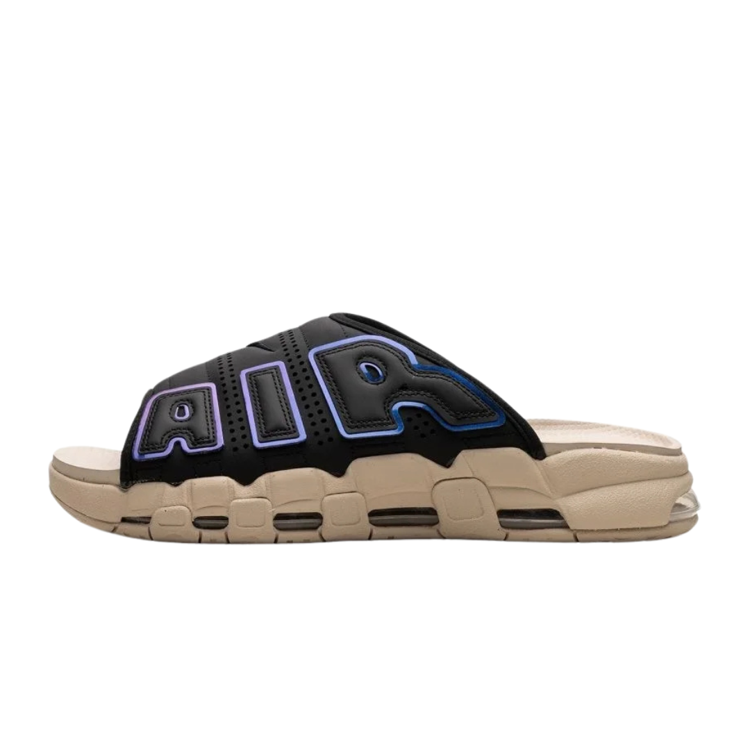 Sandalo rialzato sportivo nero fluo