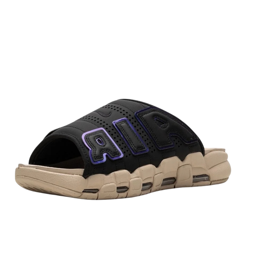 Sandalo rialzato sportivo nero fluo