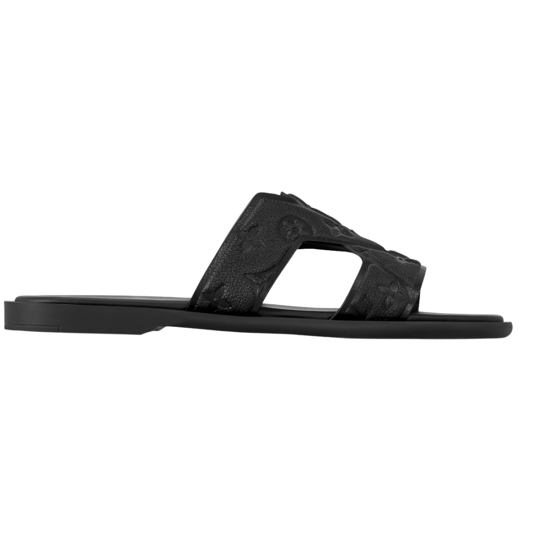 SANDALO ESTIVO LV - NERO RILIEVO