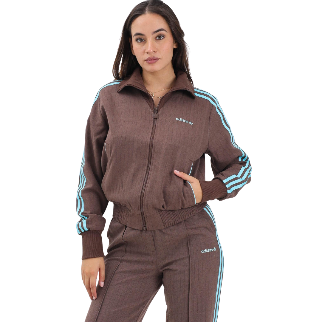 TUTA VINTAGE MARRONE AZZURRA