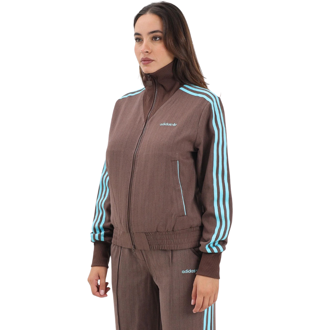 TUTA VINTAGE MARRONE AZZURRA