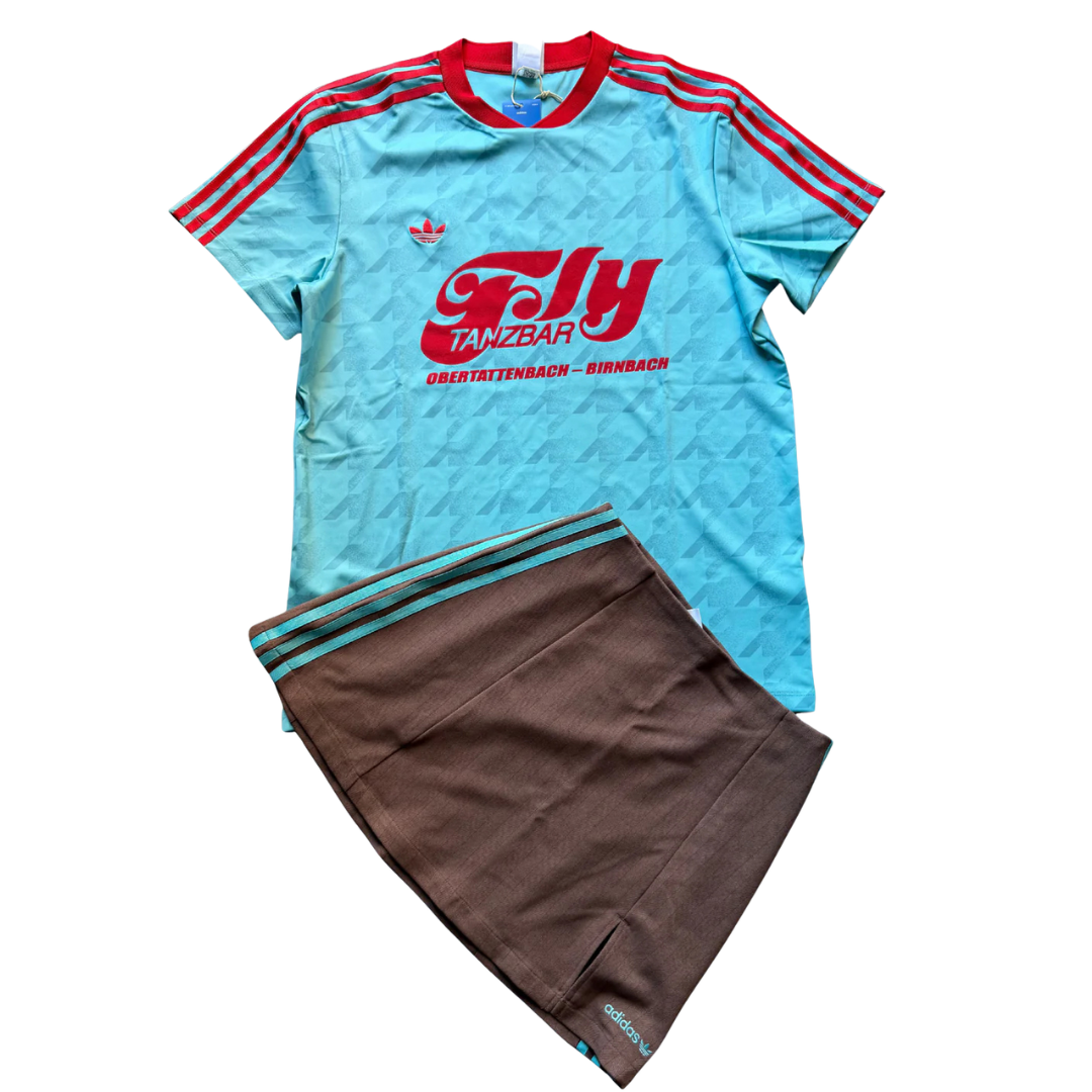 COMPLETO FOOTBALL DONNA AZZURRO